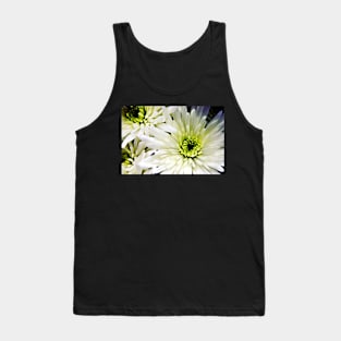 White Chrysanthemum flowers Tank Top